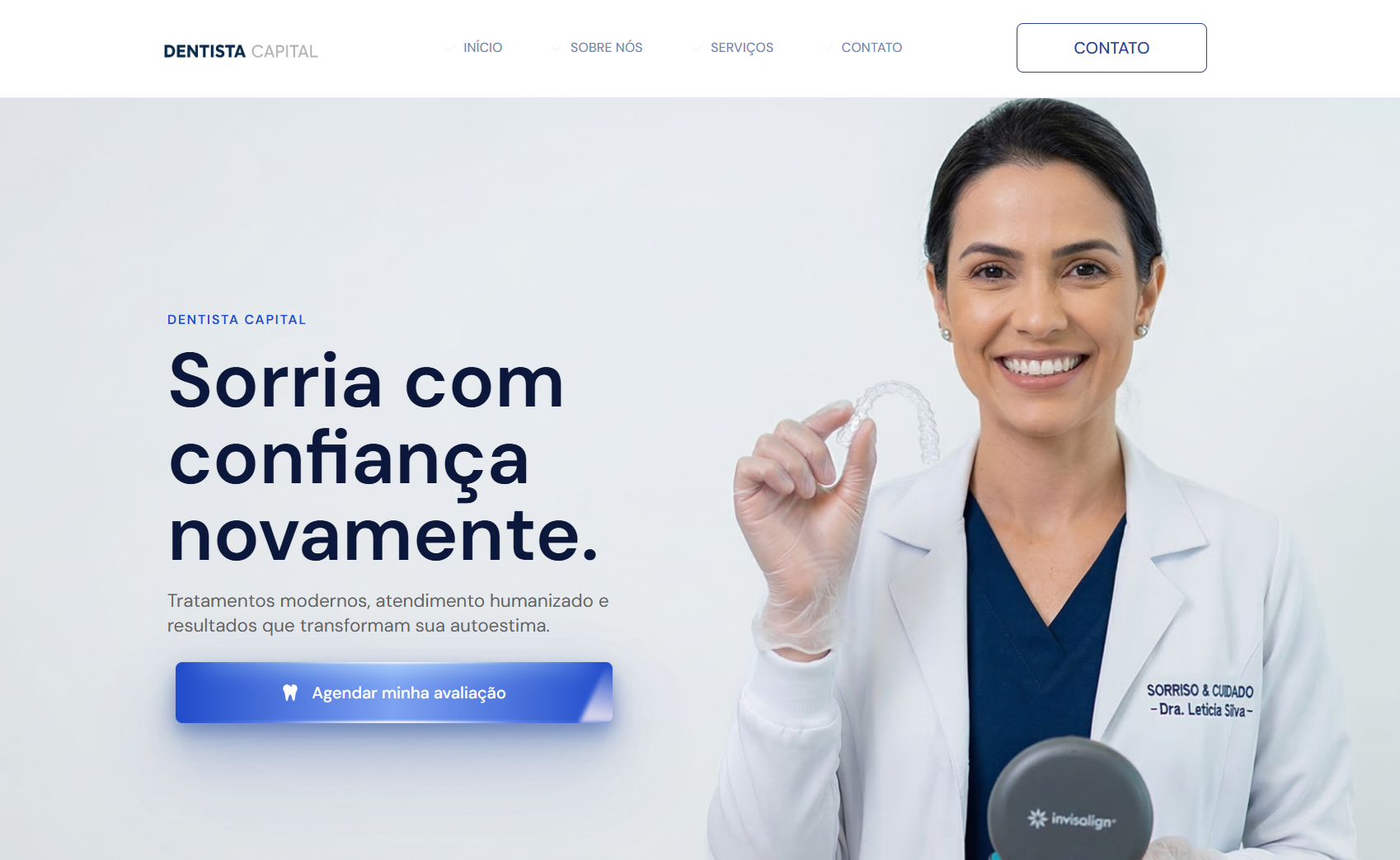 Landing Page exemplo